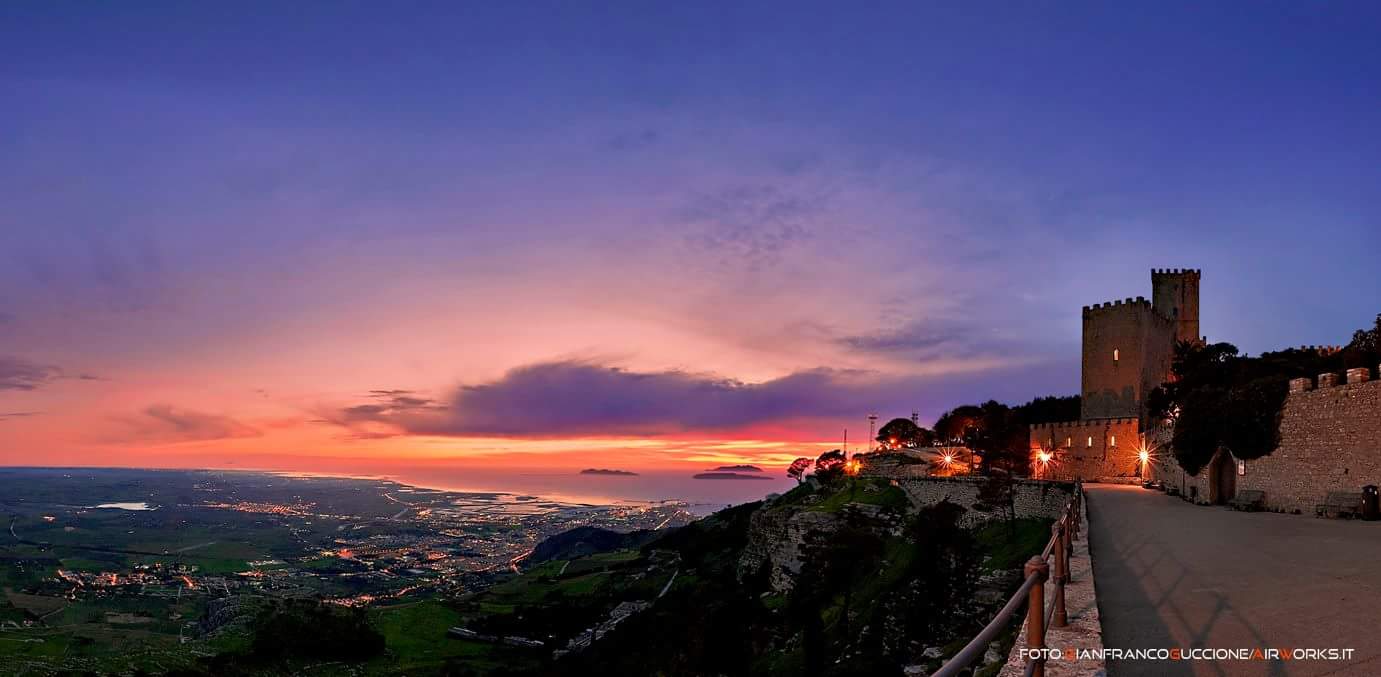 A sunset in Erice