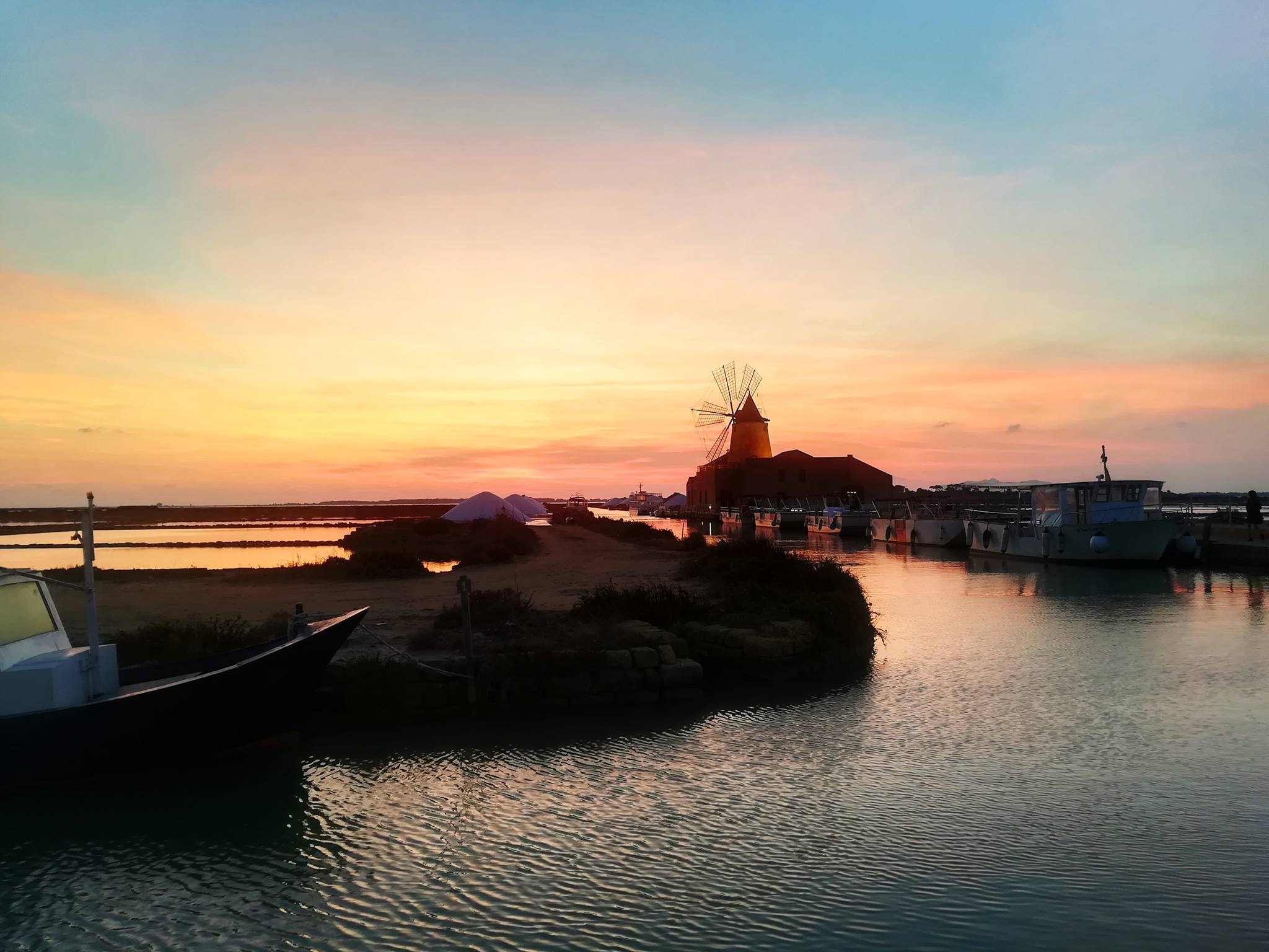 Tramonto a Marsala